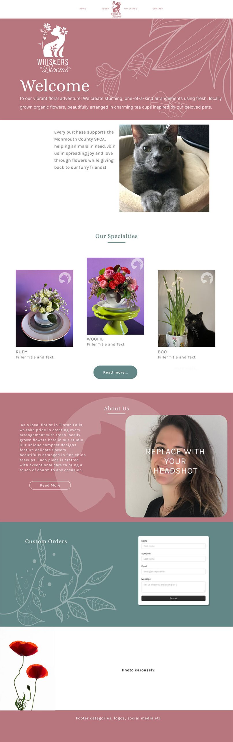 Whiskers and Blooms Vers 2